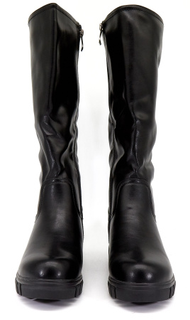 Сапоги  Betsy  черный  кожа искусств. Z-8236 фото в интернет-магазине | Omadey.ru