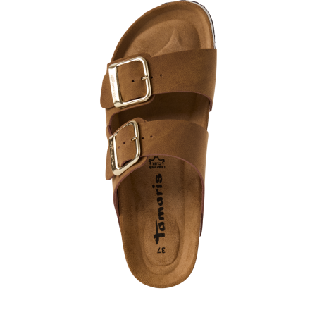 Сабо  Tamaris  коричневый  кожа искусств. F-400903 фото в интернет-магазине | Omadey.ru