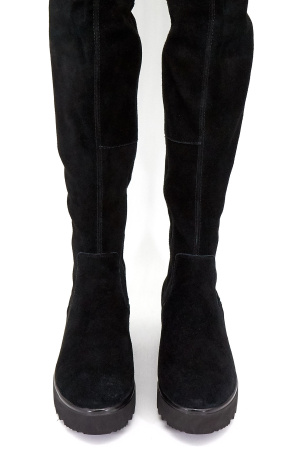 Сапоги  Remonte  черный  кожа Z-8387 фото в интернет-магазине | Omadey.ru