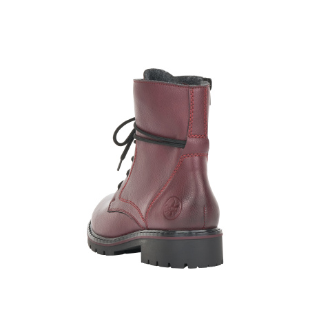 Ботинки  Rieker  бордовый  кожа искусств. Z-100854 фото в интернет-магазине | Omadey.ru