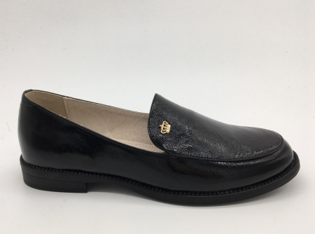Туфли  Keddo  черный  кожа лаковая искусств. Z-7043 фото в интернет-магазине | Omadey.ru