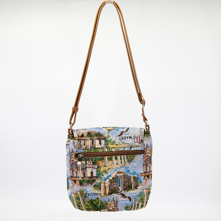 Сумка  Omadey  бежевый  гобелен c10859 фото в интернет-магазине | Omadey.ru