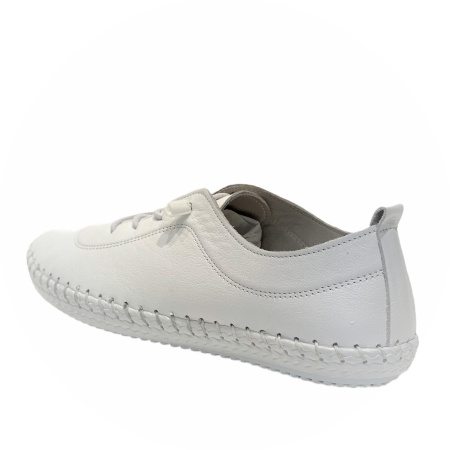 Кеды  женские Rovigo  белый  кожа F-90822 фото в интернет-магазине | Omadey.ru
