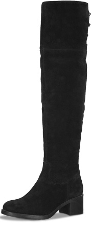 Ботфорты  Tamaris  черный  кожа Z-90235 фото в интернет-магазине | Omadey.ru