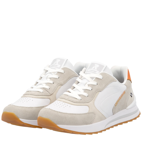 Фото Кроссовки  Rieker-Sport  бежевый  кожа/кожа искусств. F-400267