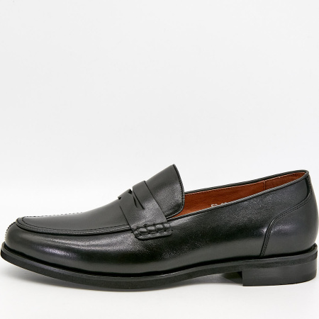 Туфли  Romitan  черный  кожа Z-100664 фото в интернет-магазине | Omadey.ru