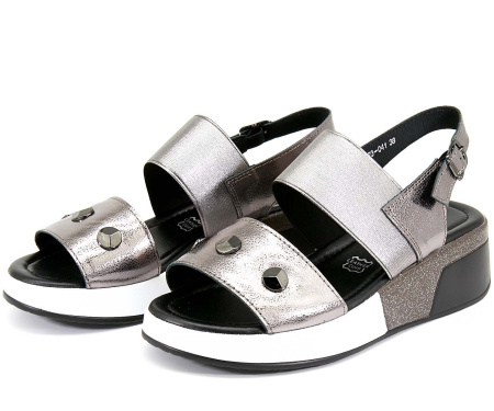 Босоножки  Baden  бронзовый  кожа F-80543 фото в интернет-магазине | Omadey.ru