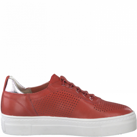 Кроссовки  Tamaris  красный  кожа F-90520 фото в интернет-магазине | Omadey.ru
