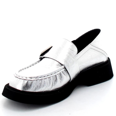 Туфли  Baden  серебряный  кожа F-400240 фото в интернет-магазине | Omadey.ru