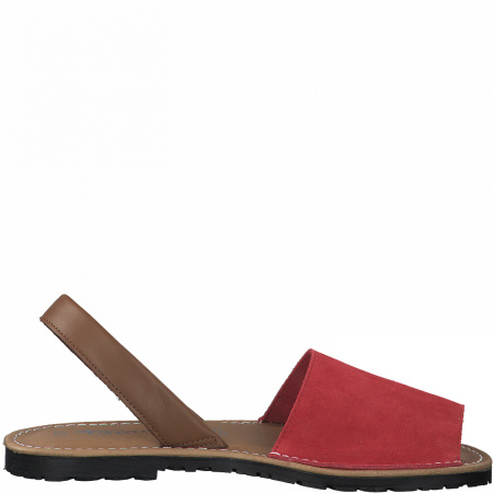 Сандалии  Tamaris  красный  кожа F-90747 фото в интернет-магазине | Omadey.ru