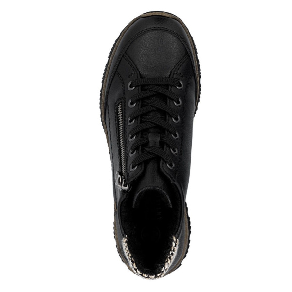 Фото Ботинки  Rieker  черный  кожа/кожа искусств. Z-400872 Фото Ботинки  Rieker  черный  кожа/кожа искусств. Z-400872