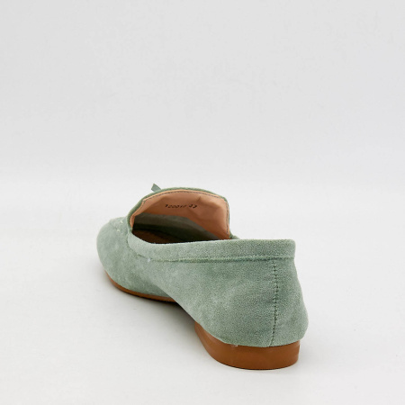 Туфли  MYSET  мятный  текстиль F-90950 фото в интернет-магазине | Omadey.ru