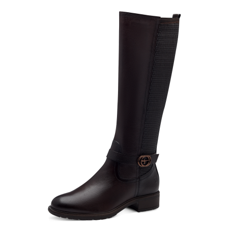 Сапоги  Tamaris  коричневый  кожа Z-400619 фото в интернет-магазине | Omadey.ru