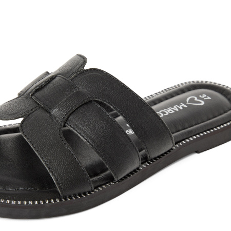 Шлепанцы  Marco Tozzi  черный  кожа F-401251 фото в интернет-магазине | Omadey.ru