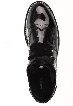 Туфли  Keddo  черный  кожа лаковая искусств. Z-8068 фото в интернет-магазине | Omadey.ru