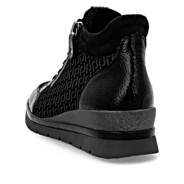 Фото Ботинки  Remonte  черный  кожа/кожа искусств. Z-400840