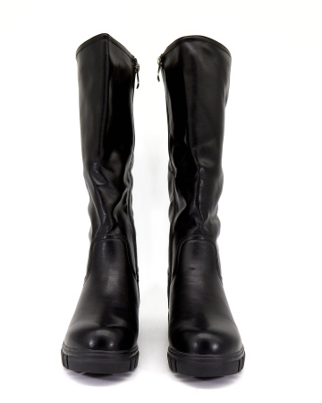 Сапоги  Betsy  черный  кожа искусств. Z-8236 фото в интернет-магазине | Omadey.ru