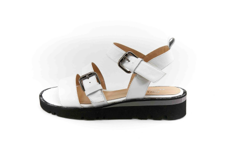 Босоножки  Derem  белый  кожа F-80227 фото в интернет-магазине | Omadey.ru