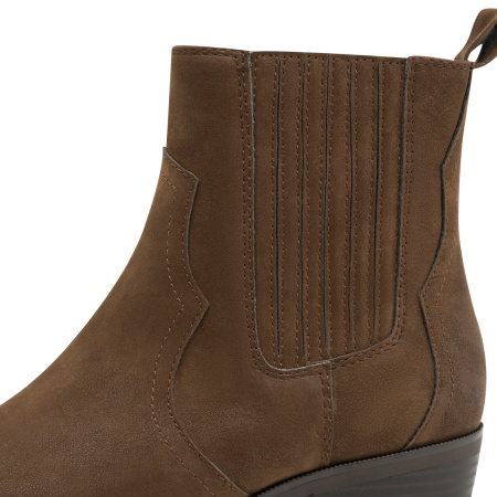 Ботинки  Marco Tozzi  коричневый  кожа Z-400987 фото в интернет-магазине | Omadey.ru