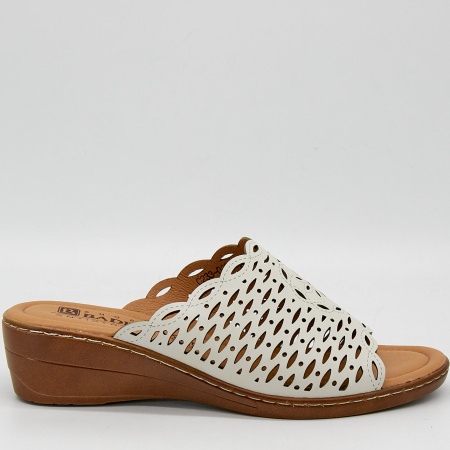 Сабо  Baden  бежевый  композиц.кожа F-90345 фото в интернет-магазине | Omadey.ru