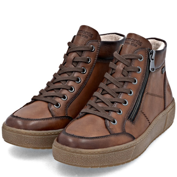 Фото Ботинки  Remonte  коричневый  кожа/кожа искусств. Z-400892