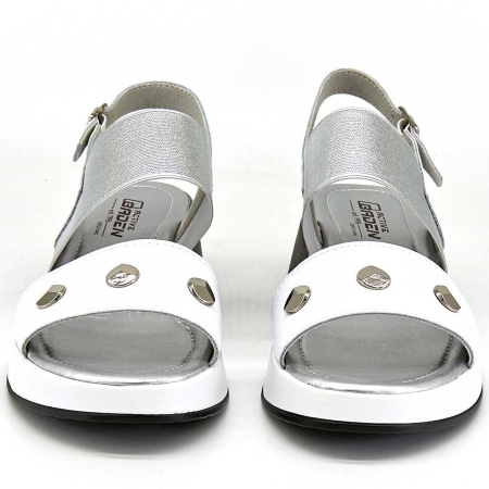 Босоножки  Baden  белый  композиц.кожа F-80542 фото в интернет-магазине | Omadey.ru