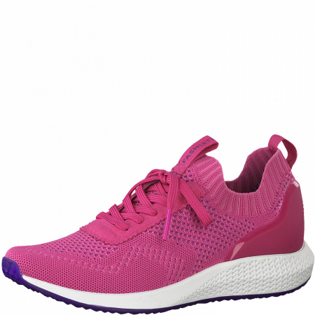 Кроссовки  Tamaris  розовый  текстиль F-90236 фото в интернет-магазине | Omadey.ru