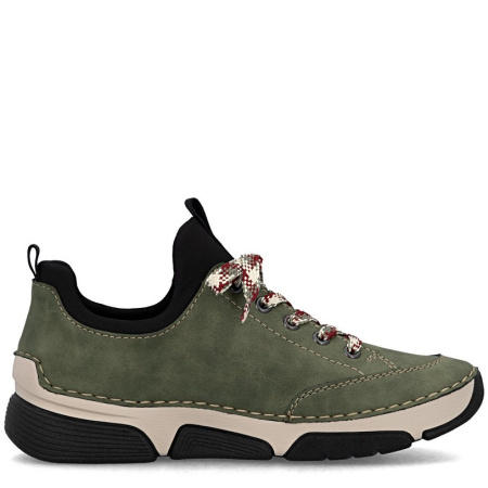 Кроссовки  Rieker  зеленый кожа искусств./текстиль Z-400858 фото в интернет-магазине | Omadey.ru