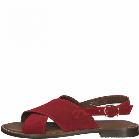 Сандалии  Tamaris  красный  кожа F-90578 фото в интернет-магазине | Omadey.ru