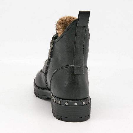 Ботинки  Betsy  черный  кожа искусств. Z-8904 фото в интернет-магазине | Omadey.ru