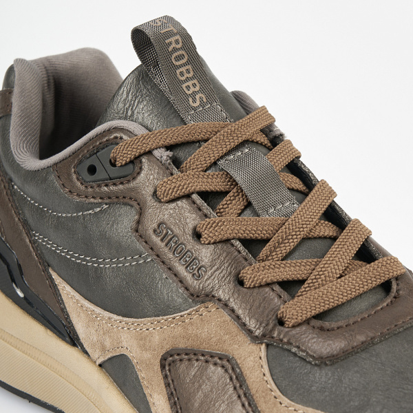 Фото Кроссовки  Strobbs  коричневый замша/микрофибра Z-400766 мужские