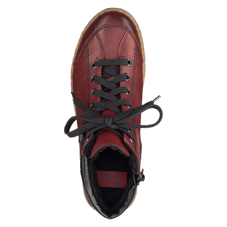 Ботинки  Rieker  бордовый  кожа искусств. Z-90300 фото в интернет-магазине | Omadey.ru