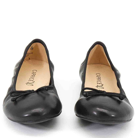 Балетки  Caprice  черный  кожа F-80597 фото в интернет-магазине | Omadey.ru