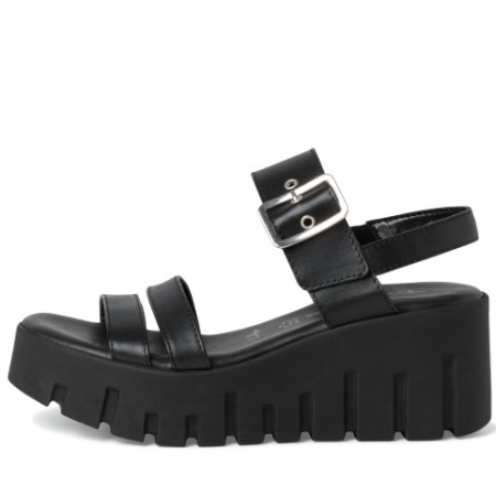 Сандалии  Tamaris  черный  кожа F-100317 фото в интернет-магазине | Omadey.ru Сандалии  Tamaris  черный  кожа F-100317 фото в интернет-магазине | Omadey.ru