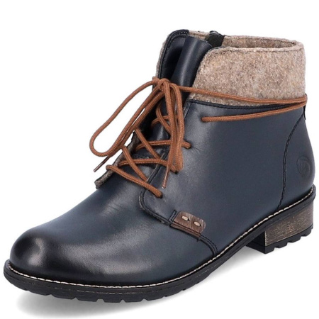 Ботинки  Remonte  серый  кожа/текстиль Z-300053 фото в интернет-магазине | Omadey.ru