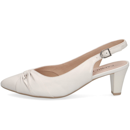 Слингбэки  Caprice  бежевый  кожа F-91074 фото в интернет-магазине | Omadey.ru