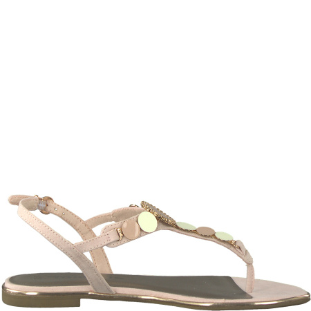 Босоножки  Tamaris  розовый  текстиль F-72013 фото в интернет-магазине | Omadey.ru