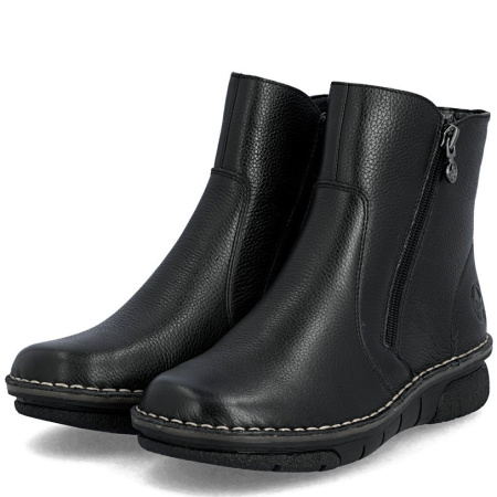 Ботинки  Rieker  черный  кожа Z-401054 фото в интернет-магазине | Omadey.ru