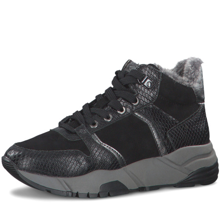 Кроссовки  Tamaris  черный  кожа Z-90258 фото в интернет-магазине | Omadey.ru