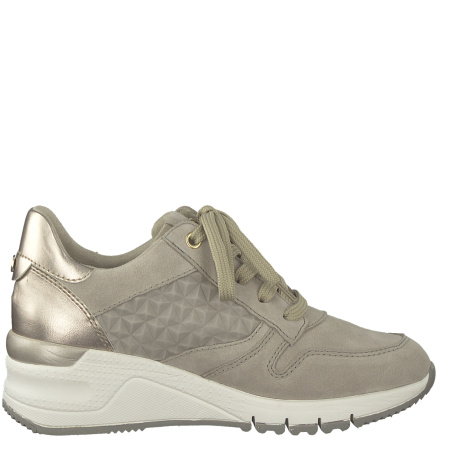 Кроссовки  женские Tamaris  бежевый  кожа F-80016 фото в интернет-магазине | Omadey.ru