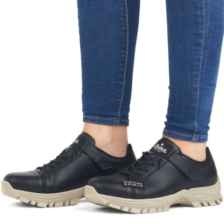 Кроссовки  Rieker  черный  кожа/кожа искусств. Z-300111 фото в интернет-магазине | Omadey.ru