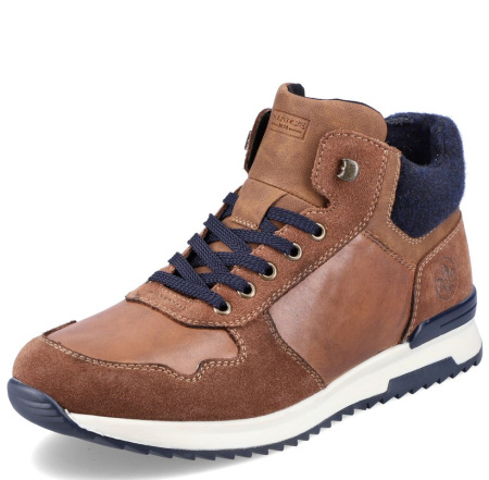 Ботинки  Rieker  коричневый  кожа/кожа искусств. Z-200619 фото в интернет-магазине | Omadey.ru