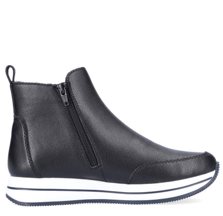 Ботинки  Rieker  черный  кожа Z-200149 фото в интернет-магазине | Omadey.ru