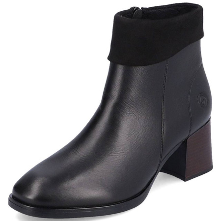 Ботинки  Remonte  черный  кожа/текстиль Z-300024 фото в интернет-магазине | Omadey.ru