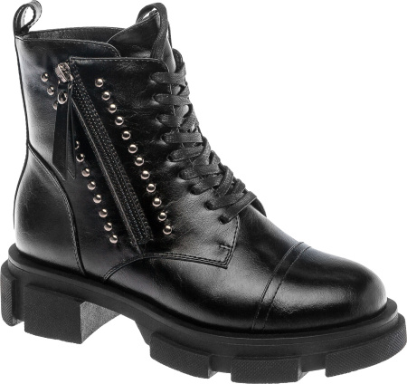 Ботинки  Betsy  черный  кожа искусств. Z-8903 фото в интернет-магазине | Omadey.ru