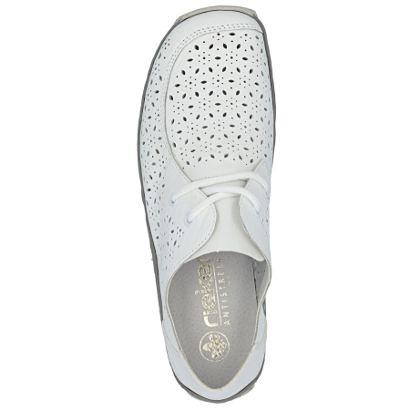 Туфли  Rieker  белый  кожа/кожа искусств.  F-401281 фото в интернет-магазине | Omadey.ru