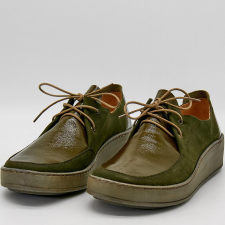 Туфли  Romer  хаки  кожа F-90678 фото в интернет-магазине | Omadey.ru