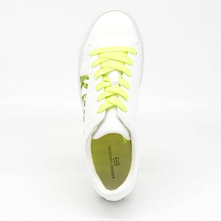 Кеды  Keddo  белый  кожа искусств. F-80684 фото в интернет-магазине | Omadey.ru