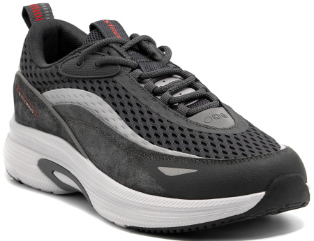 Кроссовки  Strobbs  серый  замша/текстиль F-300389 фото в интернет-магазине | Omadey.ru