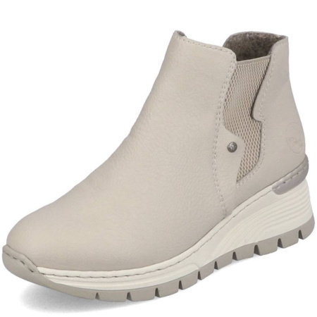 Ботинки  Rieker  бежевый  кожа искусств. Z-300122 фото в интернет-магазине | Omadey.ru